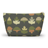 Frond Accessory Pouch w T-bottom in Green